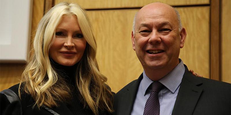 Caprice Bourret visits School of Design