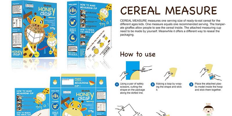 Cereal measure tool created as part of the Downsizing project