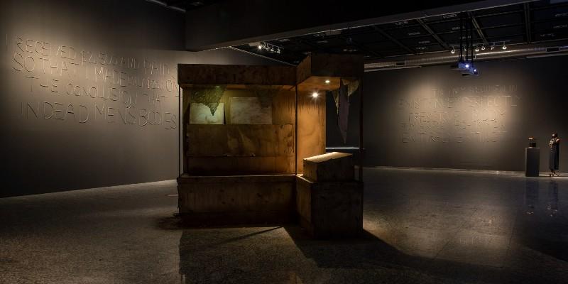 Art installation in a gallery