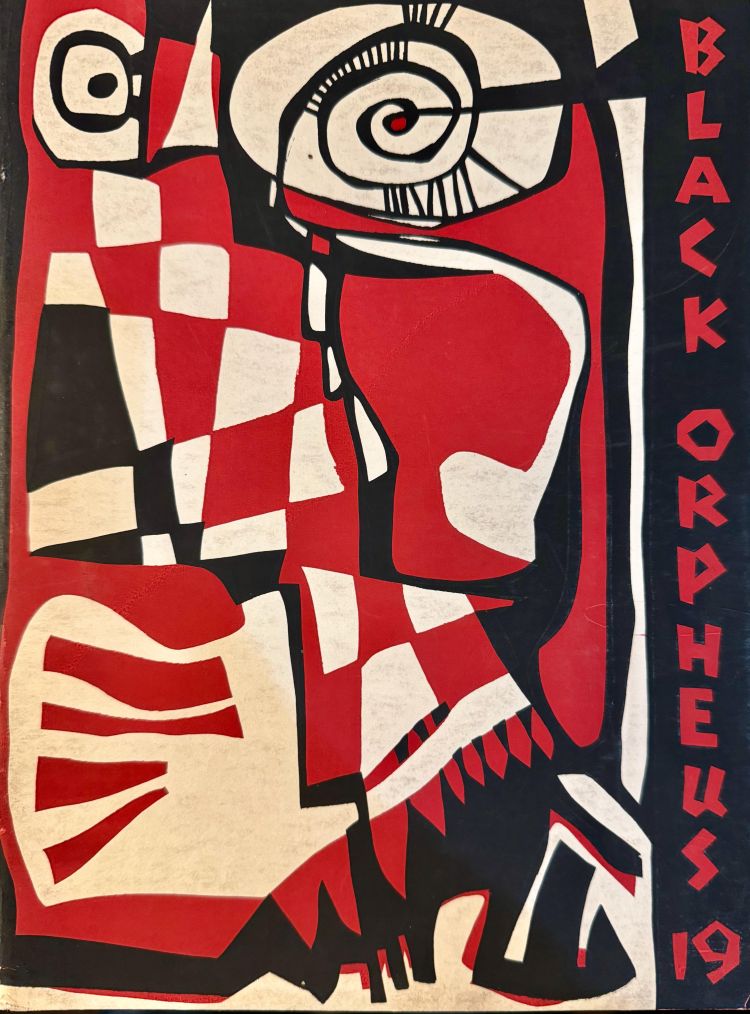Cover of Black Orpheus, a journal edited by Wole Soyinka