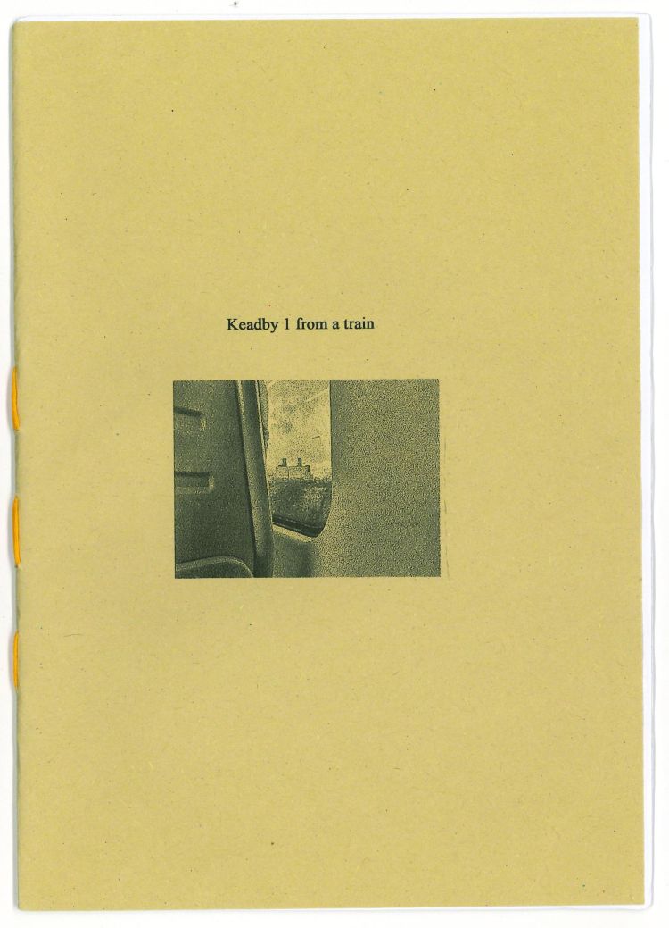 Cover of zine by Robin Stones