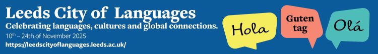 Leeds City of Languages banner image