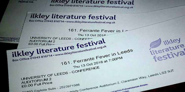 Tickets and report by Freya Pelissier, final year student in English and Italian.