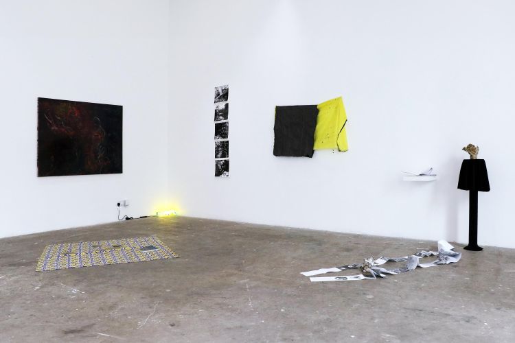 Installation view of Practice holds Discovery at Patrick Studios, East Street Arts.