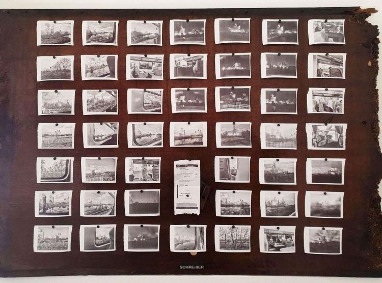 Rows of photos of Keadby 1 power station