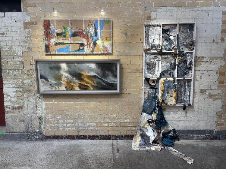 Artworks by Debbie Loane and Molly Newham