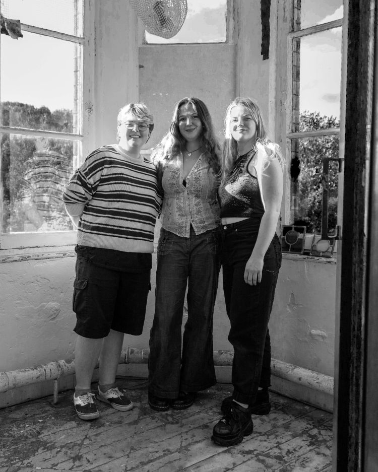 Artists Hannah Guy, Reece Kelly and Alegria Repila Smith