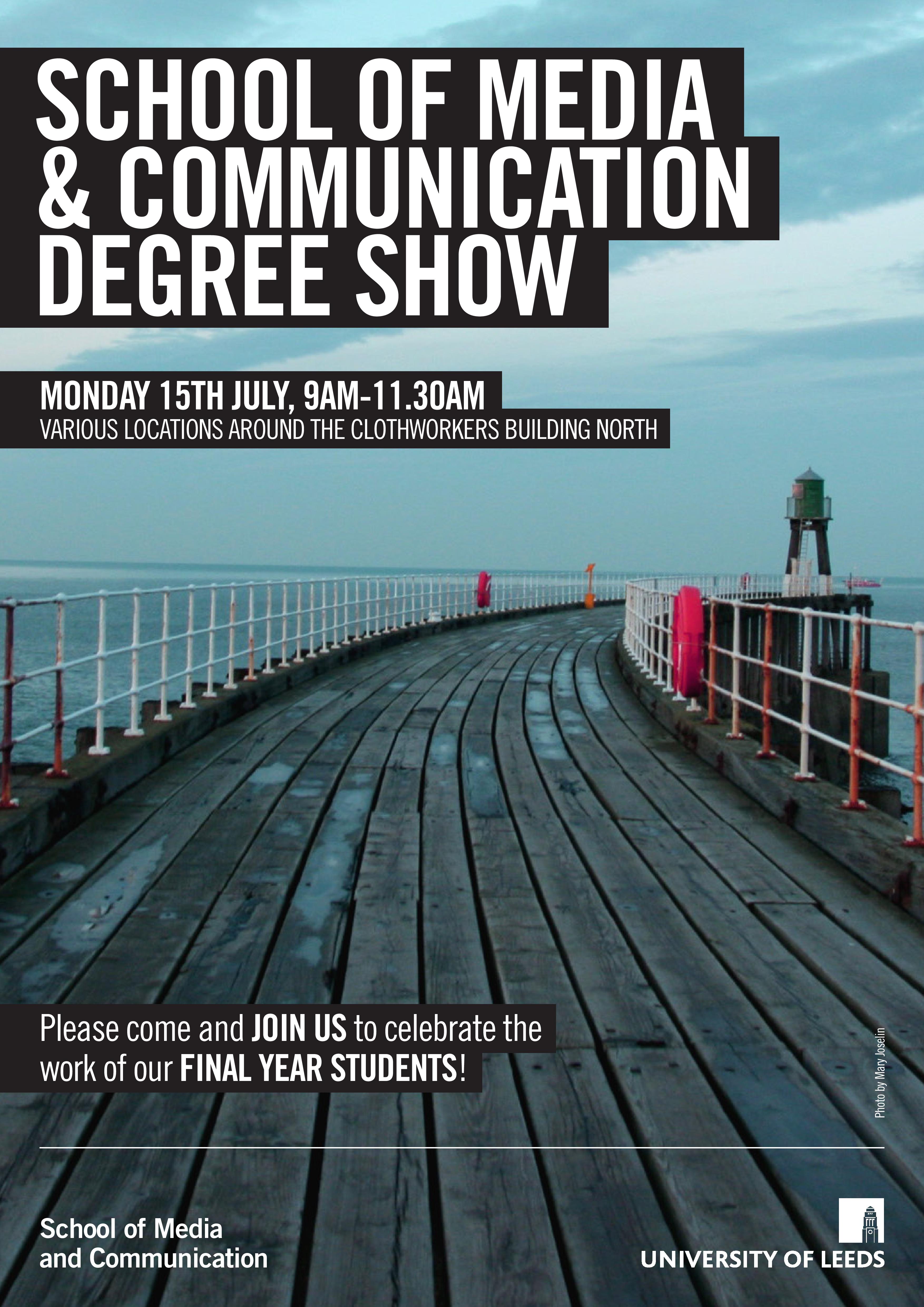 School of Media and Communication's degree show 2019