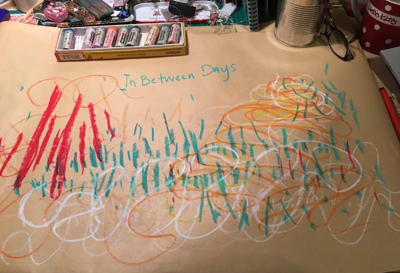 In Between Days: artwork created by a participant at Stretching the Canvas, January 2021