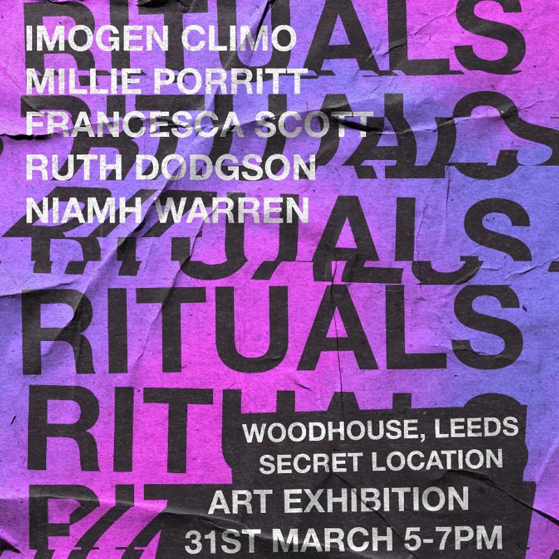 Rituals exhibition poster
