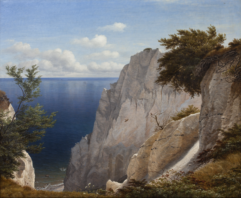P.C. Skovgaard, The Cliffs at Møn, 1851. Oil on canvas, 114 × 141 cm. Private collection.