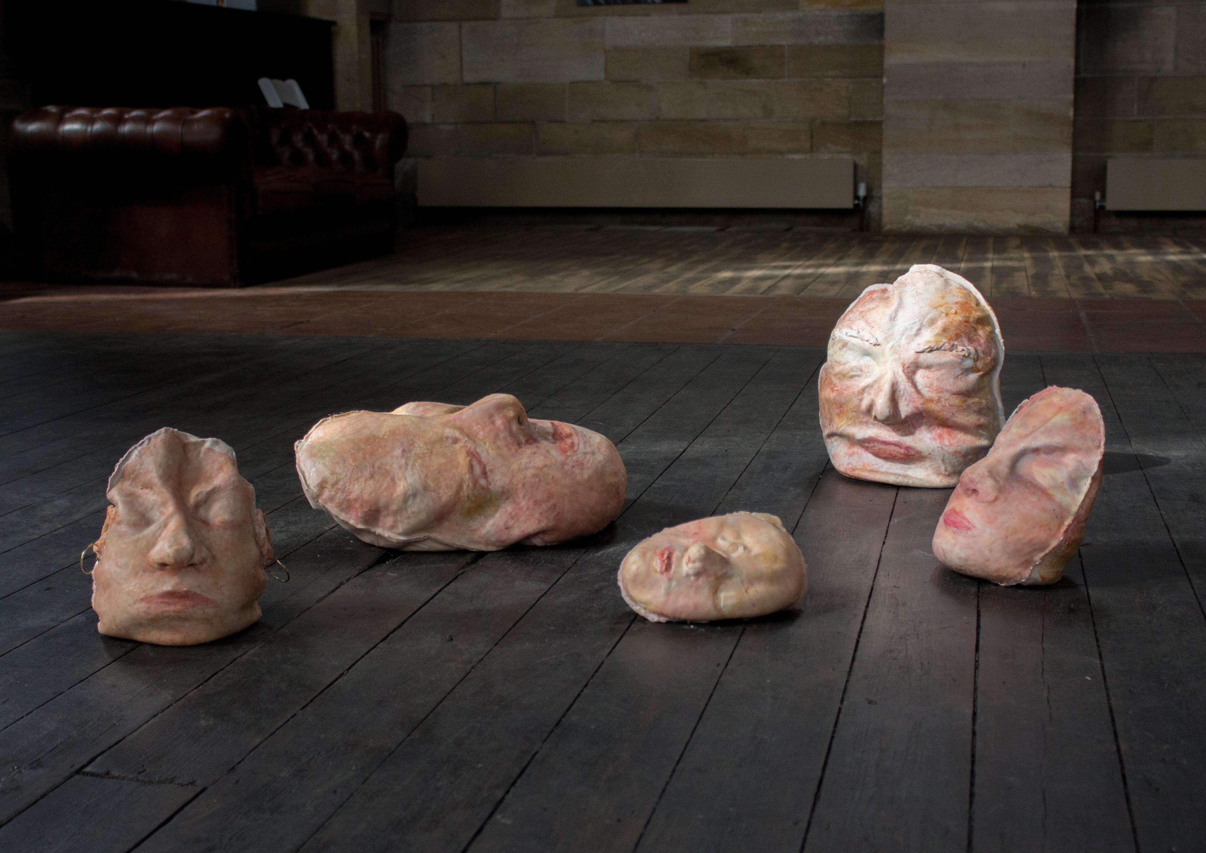 Five sculptures by Sarah Larby