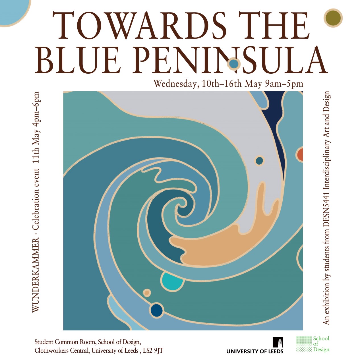 Towards the Blue Peninsula - Information poster
