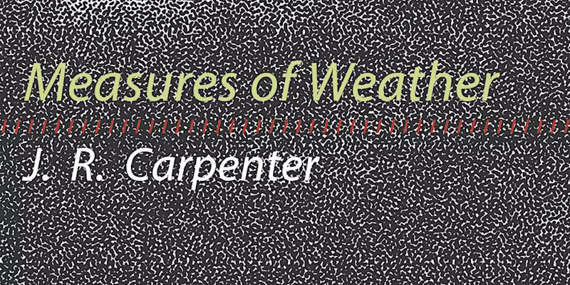 Book launch for J.R. Carpenter's Measures of Weather | School of ...
