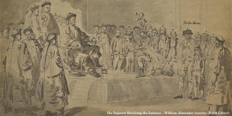 The Emperor Receiving the Embassy - William Alexander (courtesy: British Library)