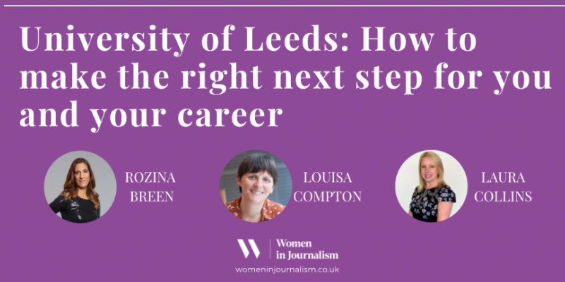 Top women journalists tell you how to make the right next step for you and your career