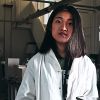Amanda Kang in lab coat