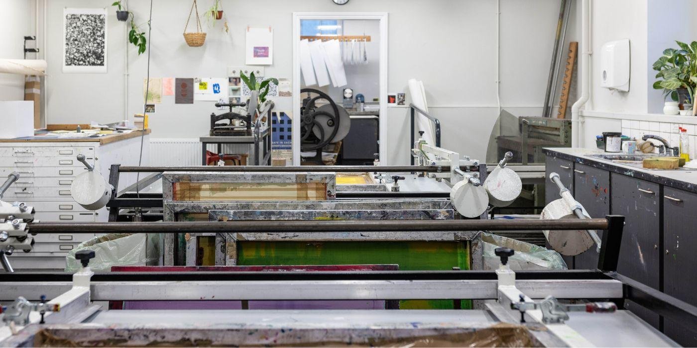 Printing facilities in the School of Fine Art, History of Art and Cultural Studies.