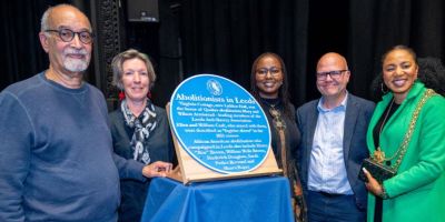 Blue plaque highlights anti-slavery history of Leeds