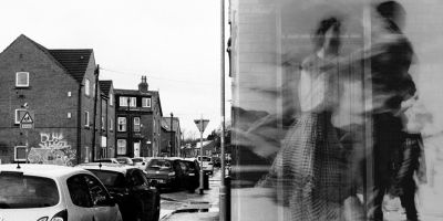 Two photos side by side