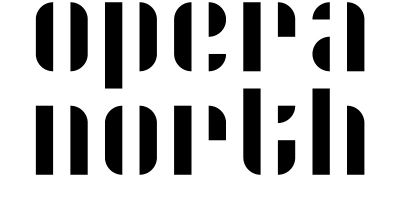 Opera North black and white logo