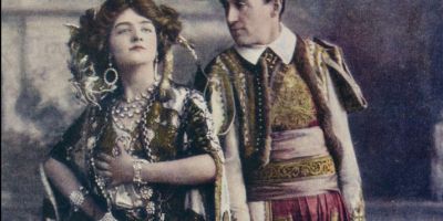 Lily Elsie from Leeds and  Joe Coyne in the Merry Widow in 1907