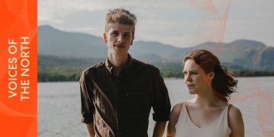 janice and jon, text reads 'voices of the north'