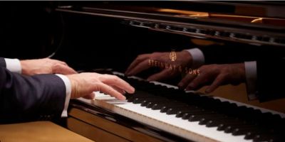 pianist at a steinway piano