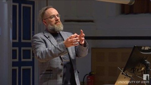 Scott Mclaughlin lecturing