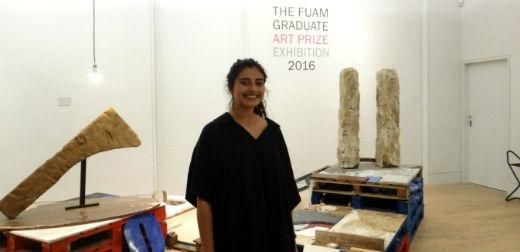 Emii Alrai, winner of the FUAM Graduate Art Prize 2016