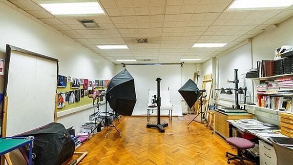 Photography studio in the School of Design