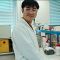 Yumin Xia in Textile Chemistry Lab