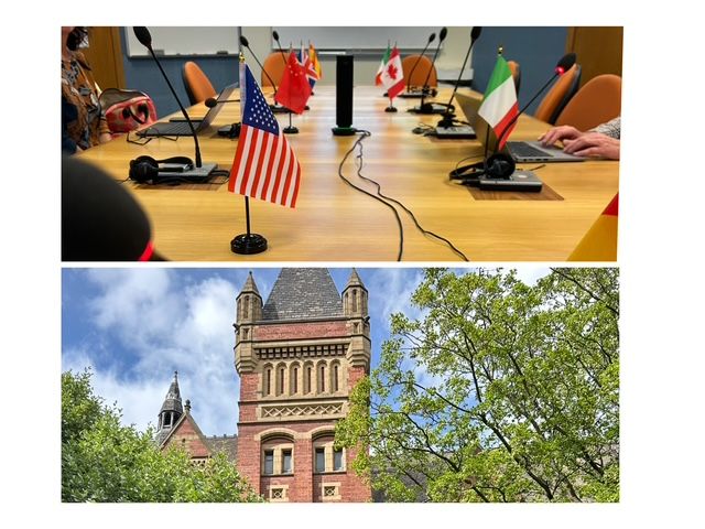 AIIC conference interpreter and interpreter trainer, Barbara Bethäusser-Conte, gave a Professionalisation Talk on conference interpreting
