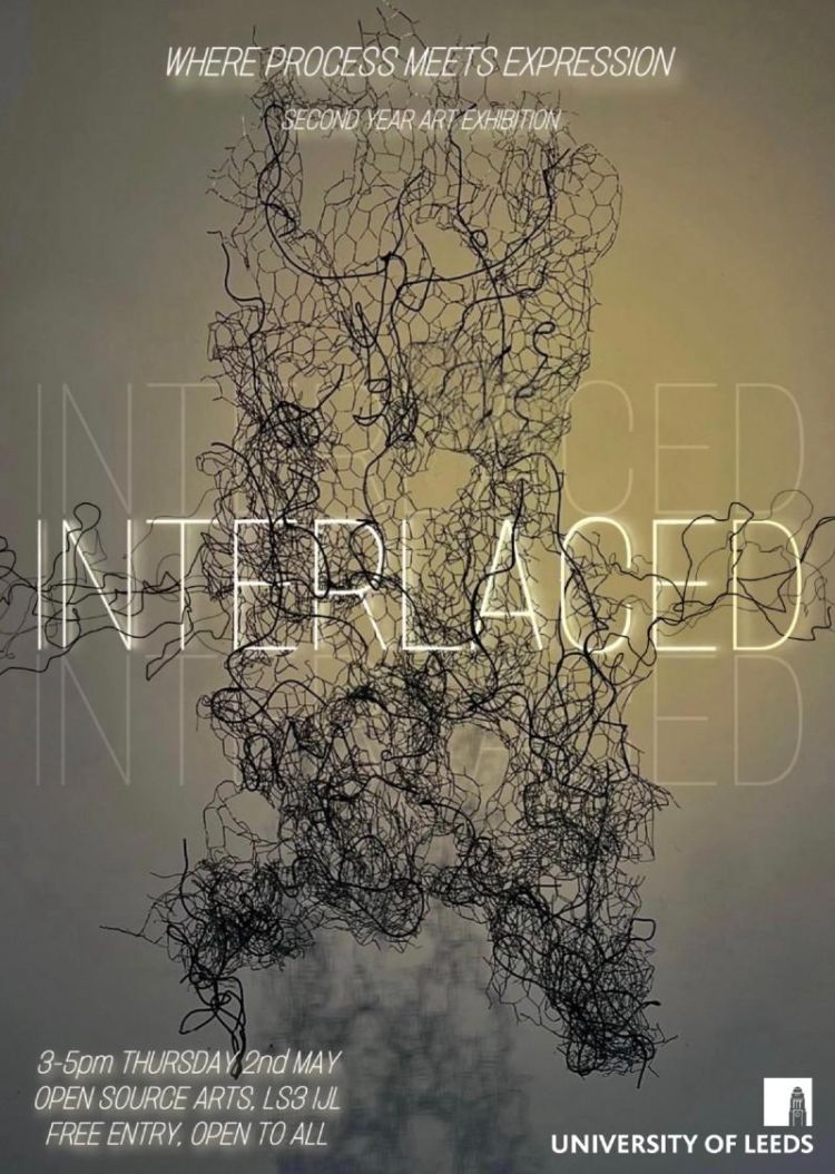Exhibition poster for Interlaced