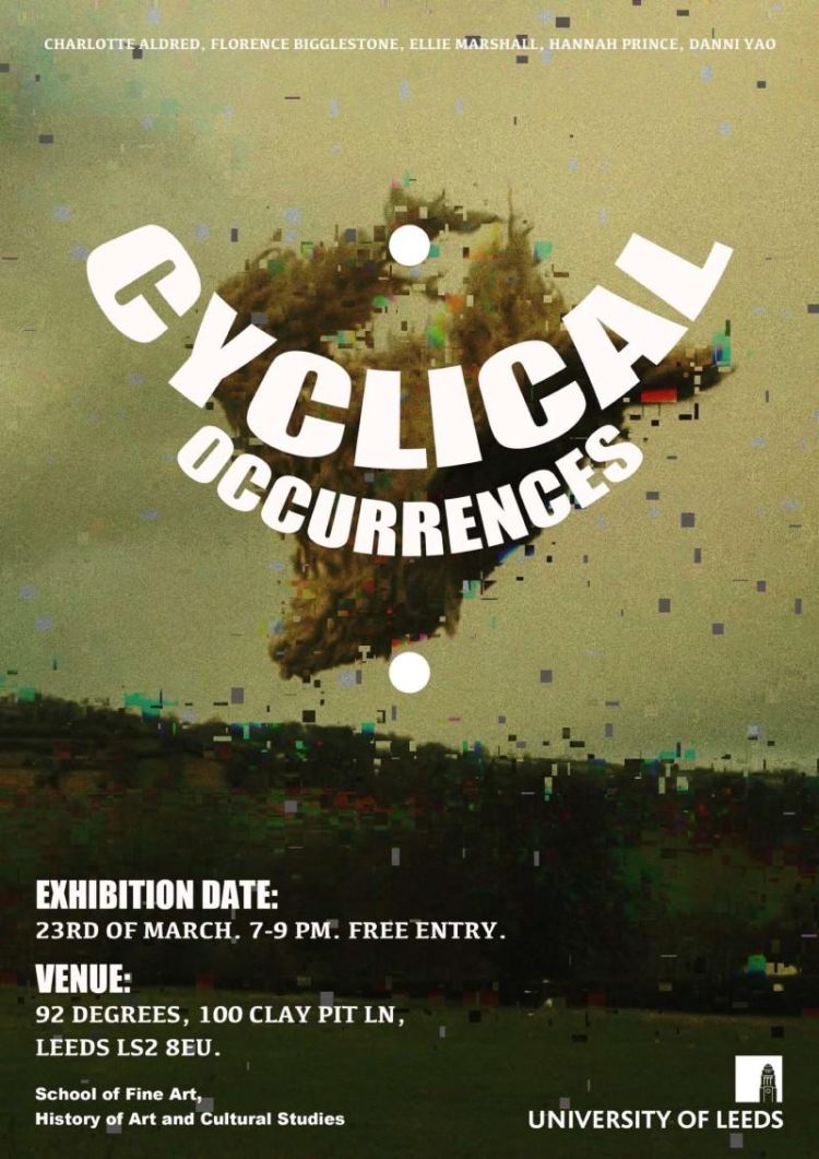 Cyclical Occurrences exhibition poster
