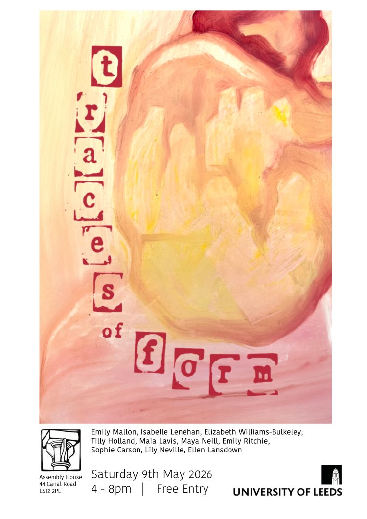 Exhibition poster with artwork by Elizabeth Williams-Bulkeley