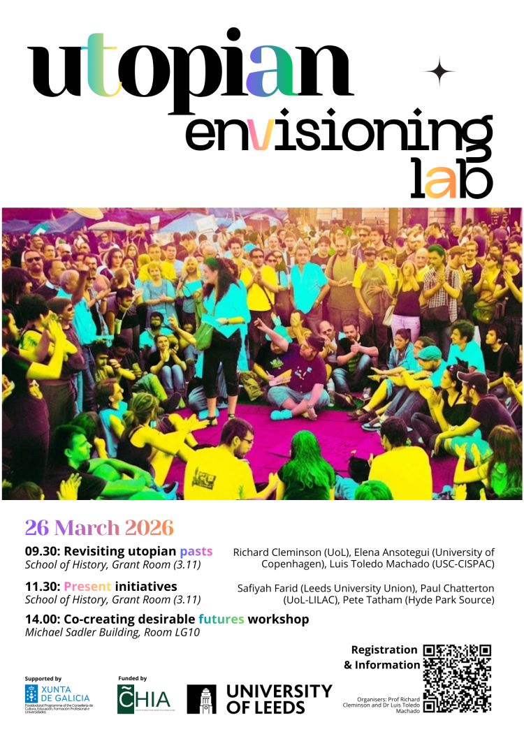 A colourful poster for the event