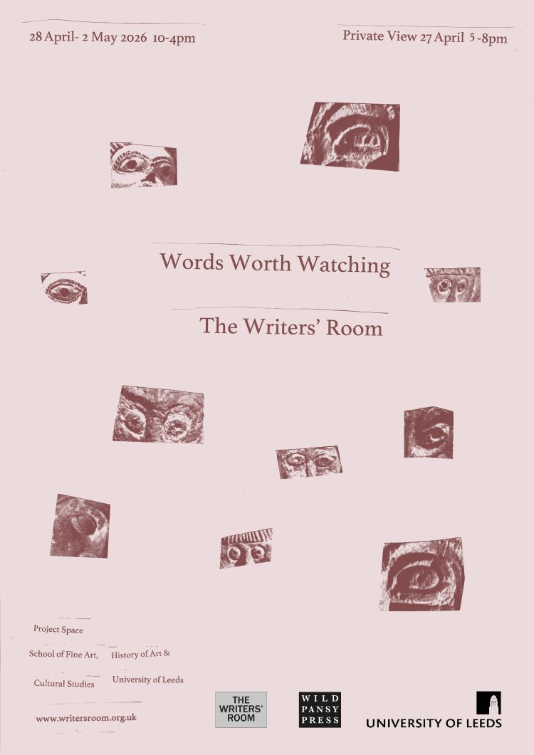 Exhibition poster designed by Emily Fielding