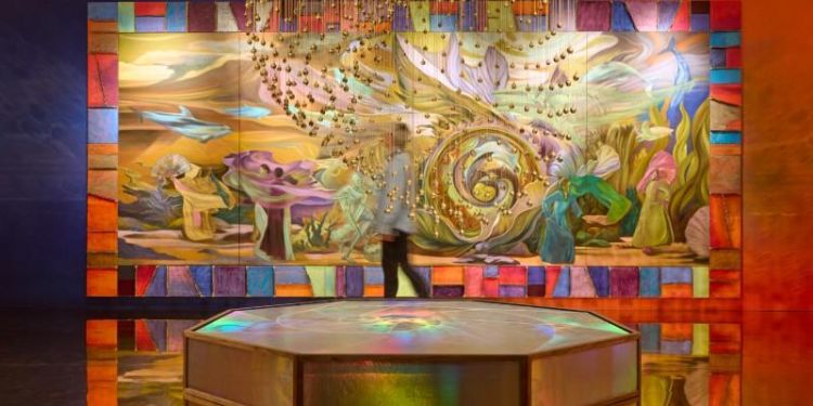 Installation view of Zadie Xa’s presentation at the Turner Prize 2025, Cartwright Hall Art Gallery.