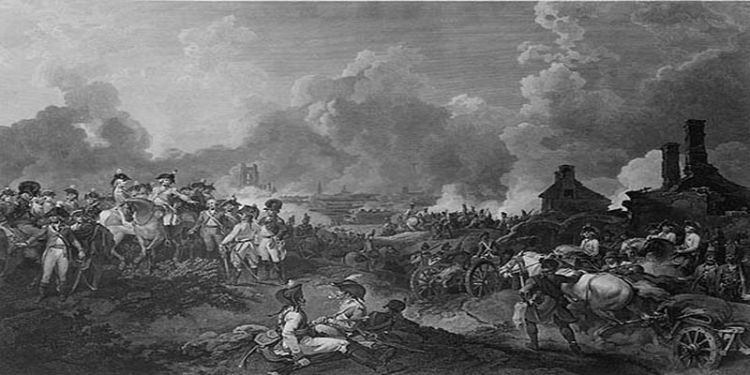 British representations of the battle of valenciennes.