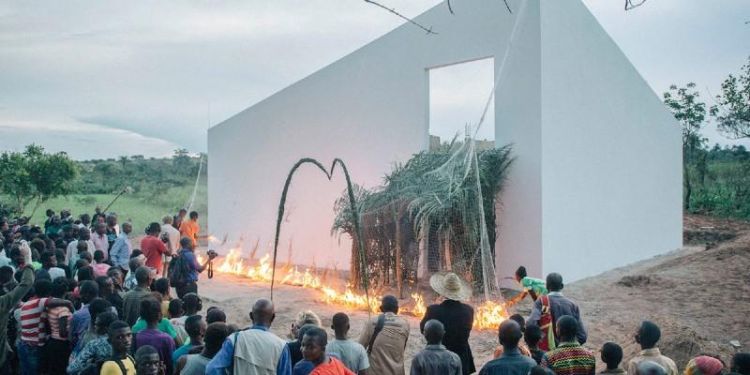 Lusanga International Research Centre for Art and Economic Inequality; and Institute for Human Activities, Lusanga, Congo, 2017: The Repatriation of The White Cube. Photo: Thomas Nolf.