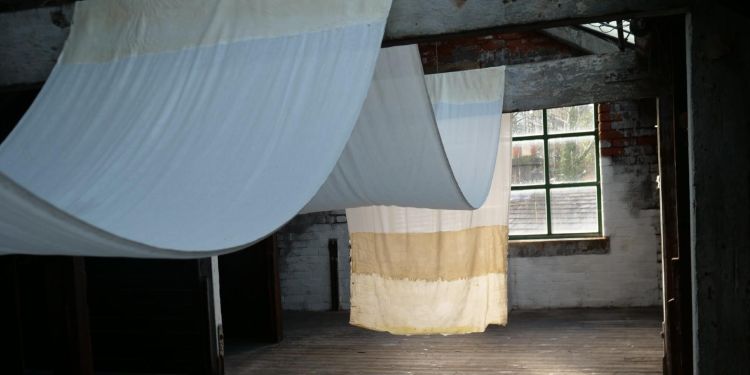Fine art student Ella Brereton creates site-responsive installation at Sunny Bank Mills 