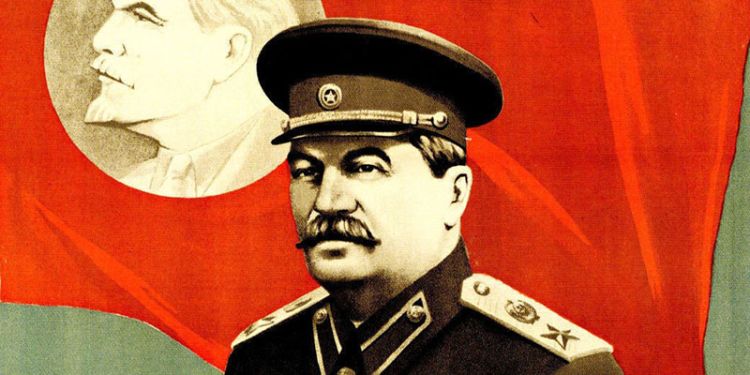 Print of Stalin.