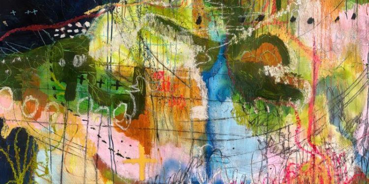 detail from painting by artist Molly Newham