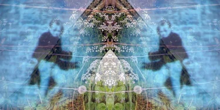 Detail from Clare Carter Osborne's film, Our Wider Flesh