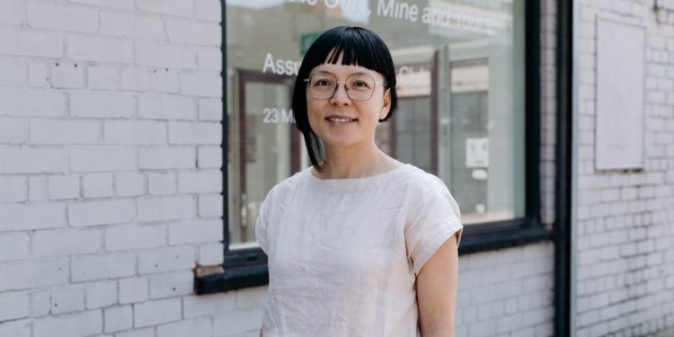Sunshine Wong outside Bloc Projects