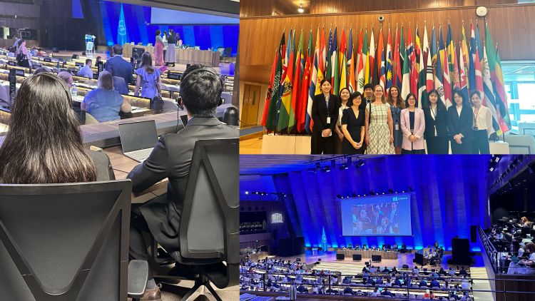 Leeds MA Conference Interpreting Cohort  Visits UNESCO Headquarters for Dummy Booth Interpreting Experience 