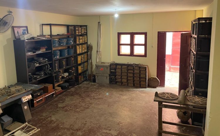 The archive of the Instituto Nacional de Cinema e Audiovisual in Bissau, Guinea-Bissau