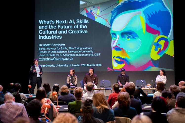 “Before we mythologise a technology, it’s vital that we understand it”: sold-out Cultural Institute event explores the future of AI in the creative industries