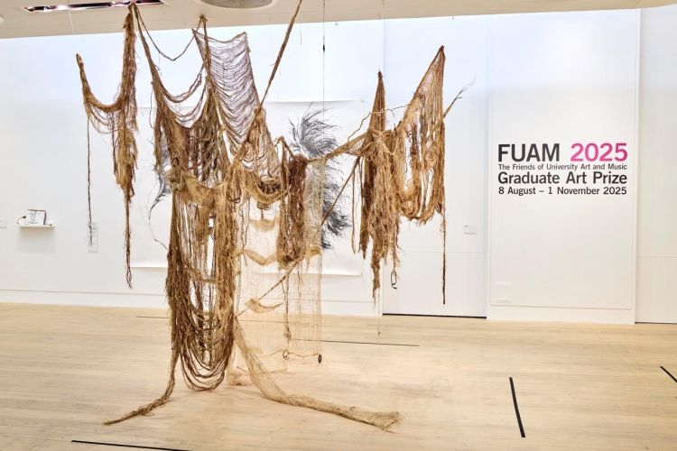 Artwork in a gallery